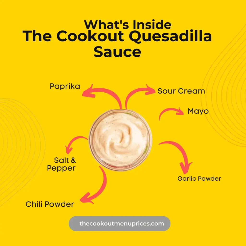 Cookout Quesadilla Sauce Ingredients