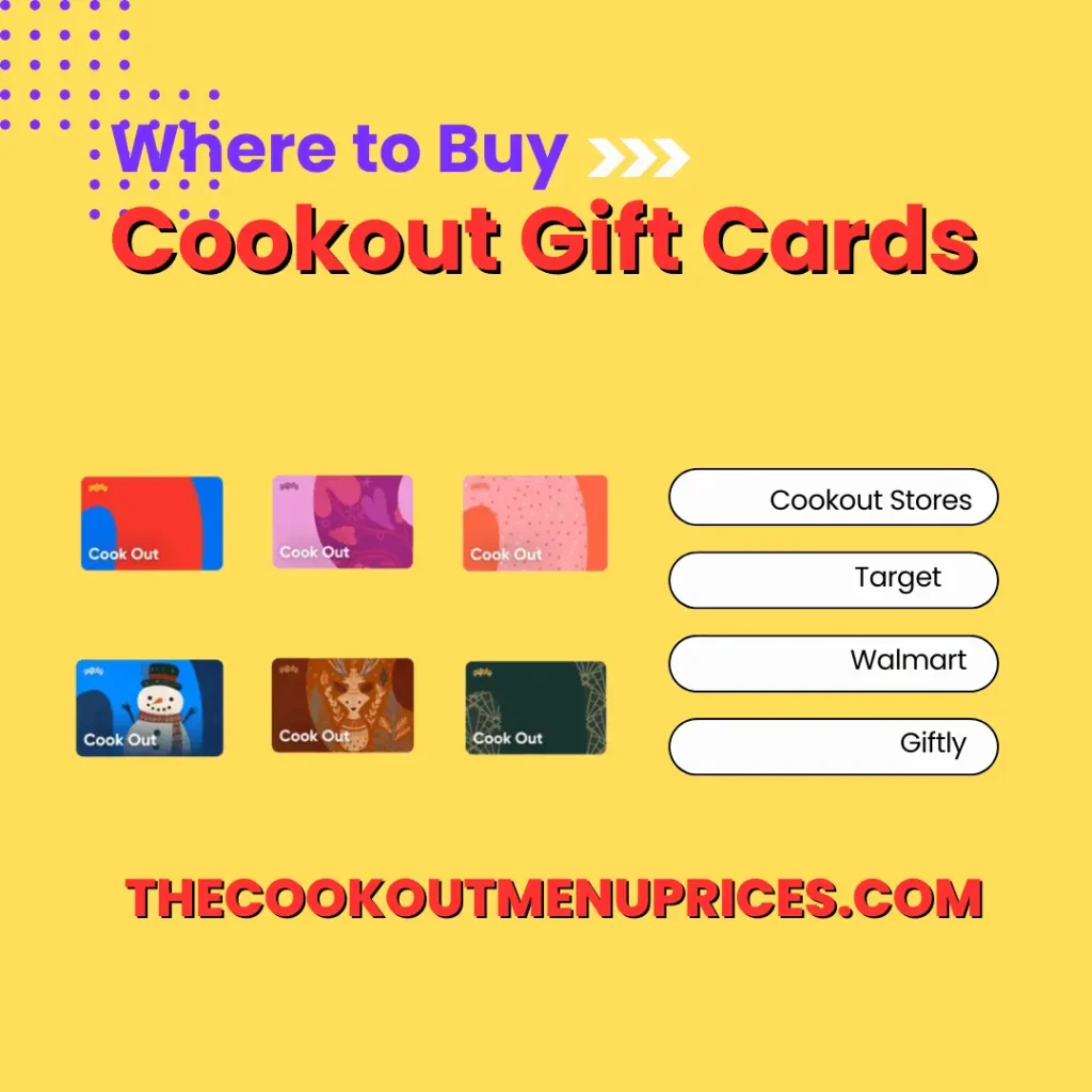 where to buy cookout gift cards